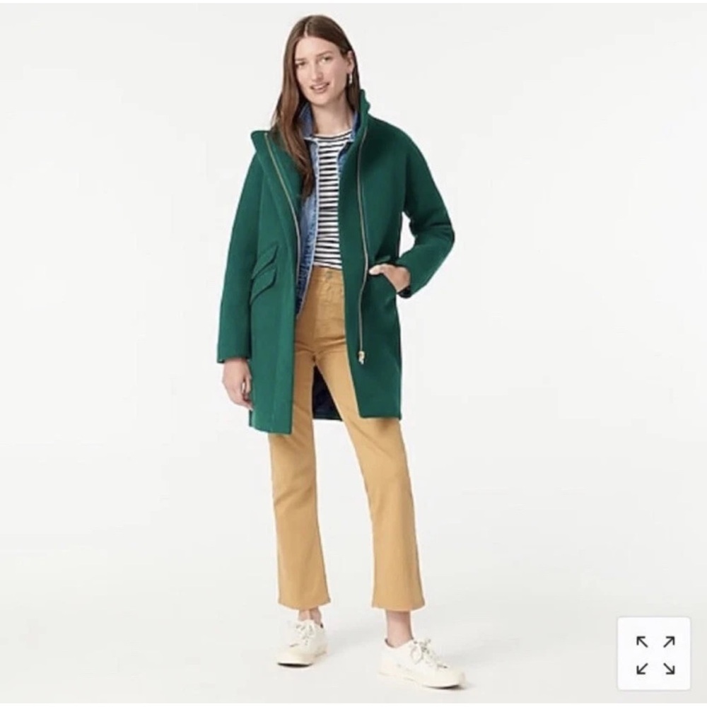 J. Crew cocoon coat made with Italian wool